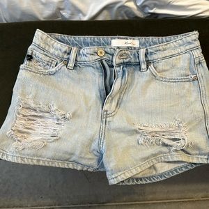Women’s distressed Jean shorts